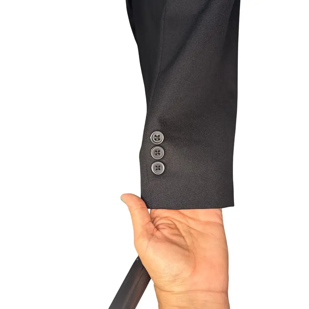 Holiday Editions Black‎ Sport Coat Classic Blazer Size 12